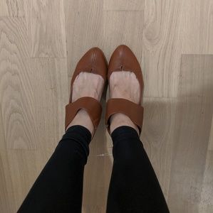 Anthropologie - Leifsdottir leather wedges size 9